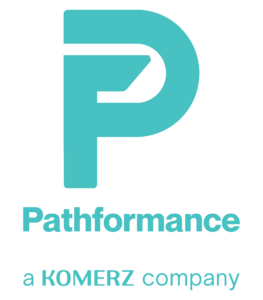 pathformance p, with komerz logo